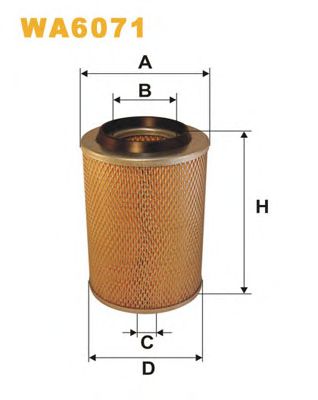 WIX FILTERS wa6071 -  Воздушный фильтр